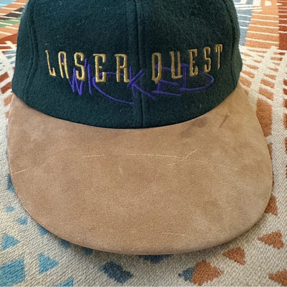 Vintage 90's Laser Quest "Wicked" Dad Hat - Picture 2 of 5